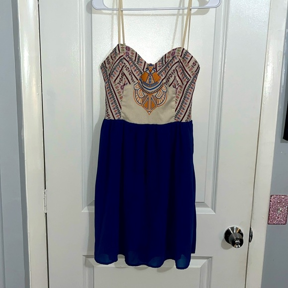 Sleeveless BOHO dress size L - Picture 1 of 3